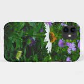Blume aus weißem Kon, violette Blumen und Motte Case-Mate iPhone Hülle (Rückseite (Horizontal))