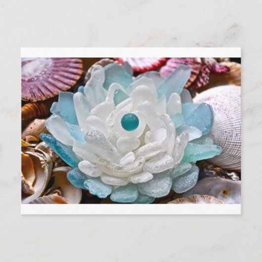 Blume aus Weißmeer Postkarte (Vorderseite)