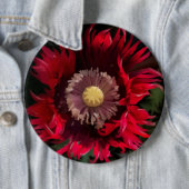 Blume aus wilden Mohn Button (Beispiel)