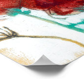 Blume Ausdruck I Poster (Ecke)