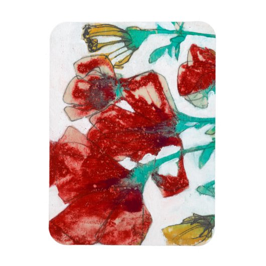 Blume Ausdruck II Magnet (Vertikal)