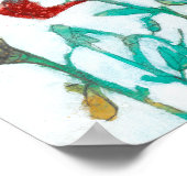 Blume Ausdruck II Poster (Ecke)