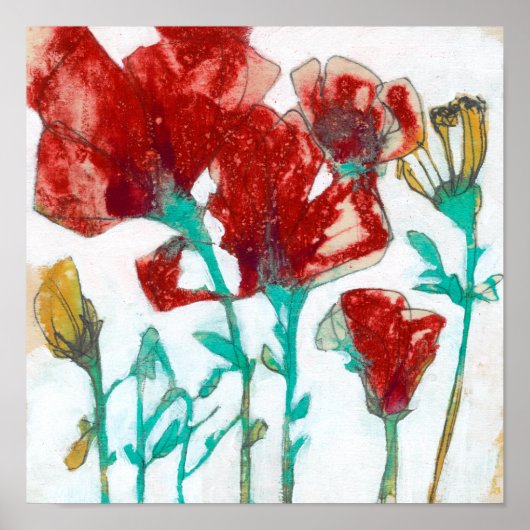 Blume Ausdruck II Poster (Vorne)