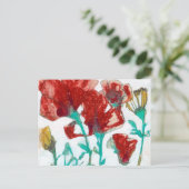 Blume Ausdruck II Postkarte (Stehend Vorderseite)