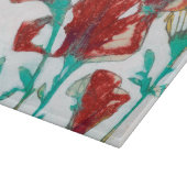 Blume Ausdruck II Schneidebrett (Ecke)