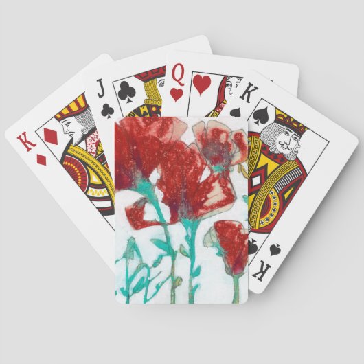 Blume Ausdruck II Spielkarten (Rückseite)