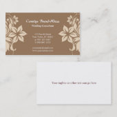 Blume Ausgereifte Visitenkarte (Vorne/Hinten)