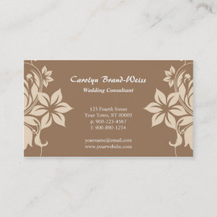 Blume Ausgereifte Visitenkarte