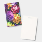 Blume Ausweis (Vorder- & Rückseite)