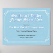 Blume Ausweis-Plakat anzeigen Poster (Vorne)