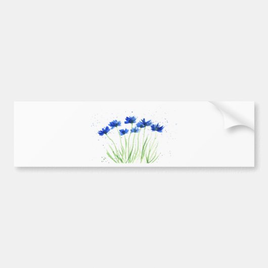 Blume Autoaufkleber (Vorne)