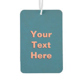 Blume Autolufterfrischer (Rückseite)