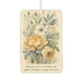 Blume Autolufterfrischer (Vorderseite)