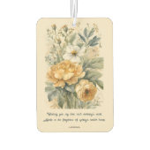 Blume Autolufterfrischer (Rückseite)