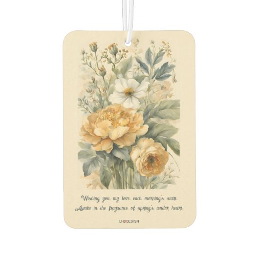 Blume Autolufterfrischer (Rückseite)