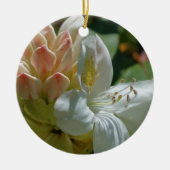 Blume Azalea Keramik Ornament (Vorne)