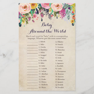 Blume Baby Around the World Translation Game