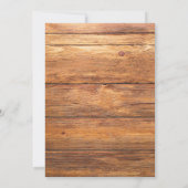 Blume Baby Dusche Einladung (Rückseite)