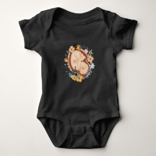 Blume Baby Schwangere Mutter Hebamme Strampler