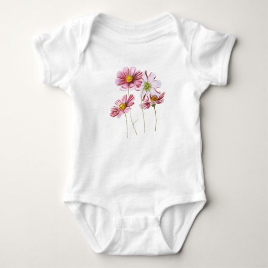 Blume Baby Strampler (Vorderseite)
