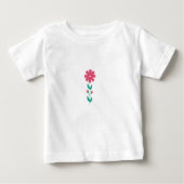 Blume Baby T-shirt (Vorderseite)