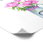 Blume Babydusche Momosa Bar Poster (Ecke)