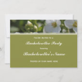 Blume Bachelorette Party Einladung (Vorderseite)