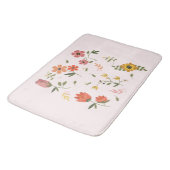 Blume Badematte (Schrägansicht)