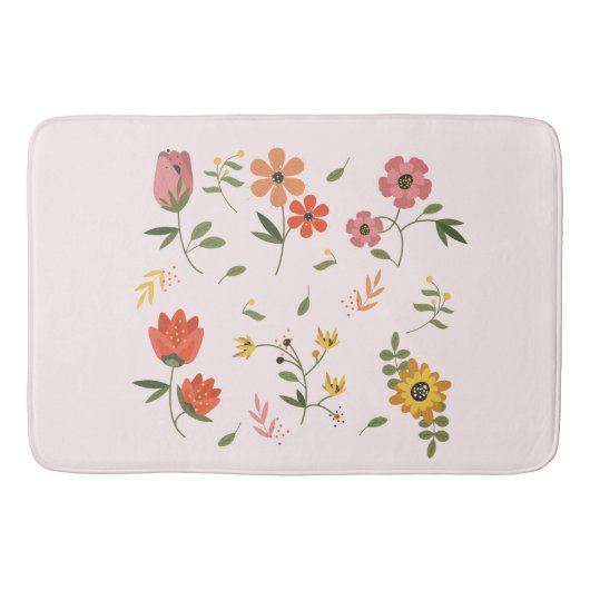 Blume Badematte (Vorderseite)