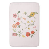 Blume Badematte (Vorderseite Vertikal)