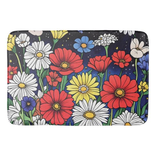 Blume Badematte (Vorderseite)