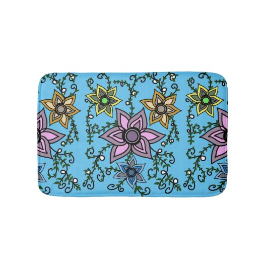 Blume Badematte (Vorderseite)