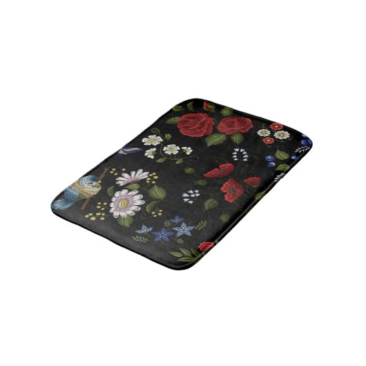 Blume Badematte (Schrägansicht)