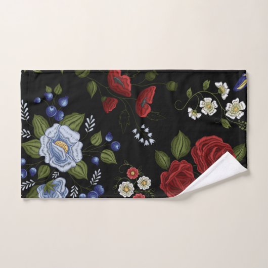 Blume Badhandtuch Set (Handtuch)