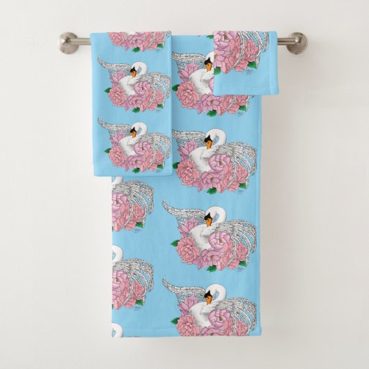 Blume Badhandtuch Set (Insitu)