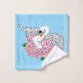 Blume Badhandtuch Set (Waschlappen)