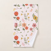 Blume Badhandtuch Set (Handtuch)