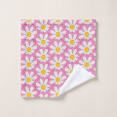 Blume Badhandtuch Set (Waschlappen)