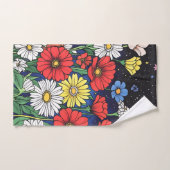 Blume Badhandtuch Set (Handtuch)