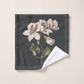 Blume Badhandtuch Set (Waschlappen)