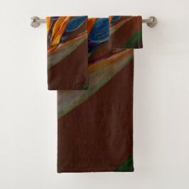 Blume Badhandtuch Set