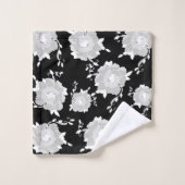 Blume Badhandtuch Set (Waschlappen)