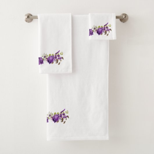 Blume Badhandtuch Set (Insitu)