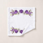 Blume Badhandtuch Set (Waschlappen)