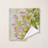 Blume Badhandtuch Set (Waschlappen)