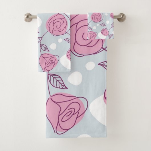 Blume Badhandtuch Set (Insitu)