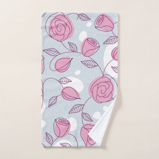 Blume Badhandtuch Set (Handtuch)