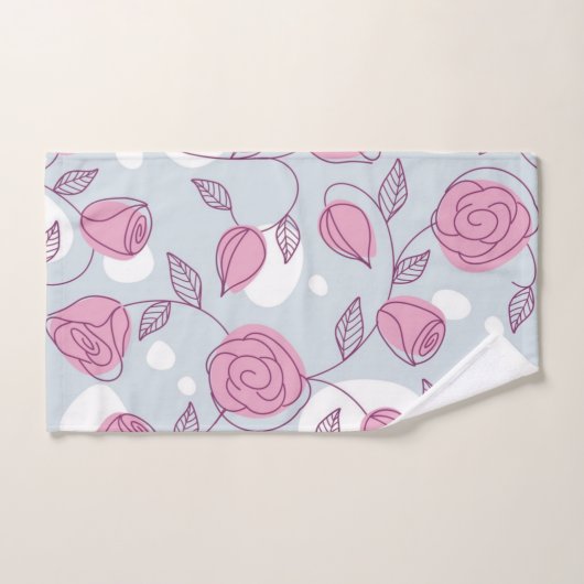 Blume Badhandtuch Set (Handtuch)