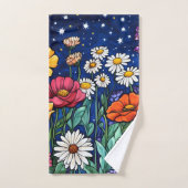Blume Badhandtuch Set (Handtuch)