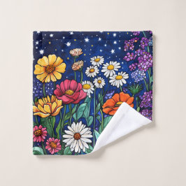 Blume Badhandtuch Set